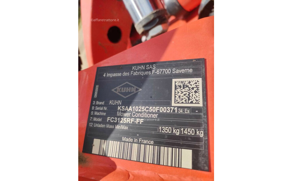 Kuhn FC 3125 RF-FF Used - 4