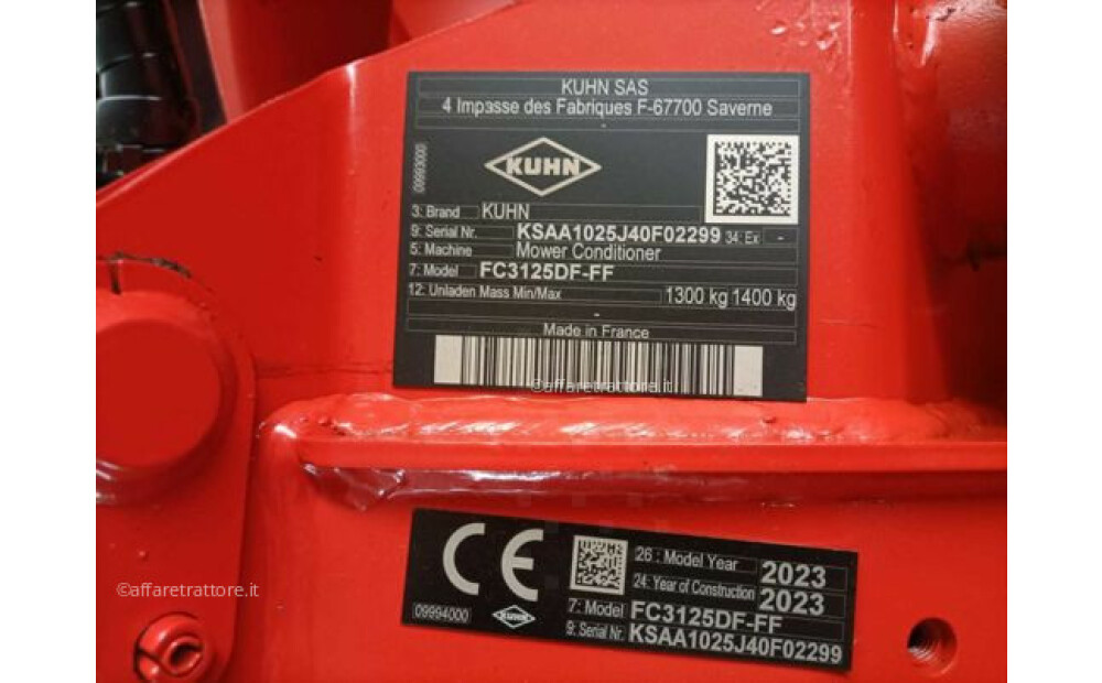 Kuhn FC 3125 DF-FF Used - 5