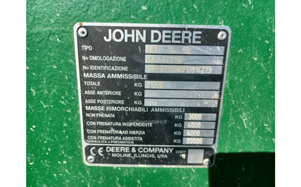 John Deere 8370 RT Used - 8