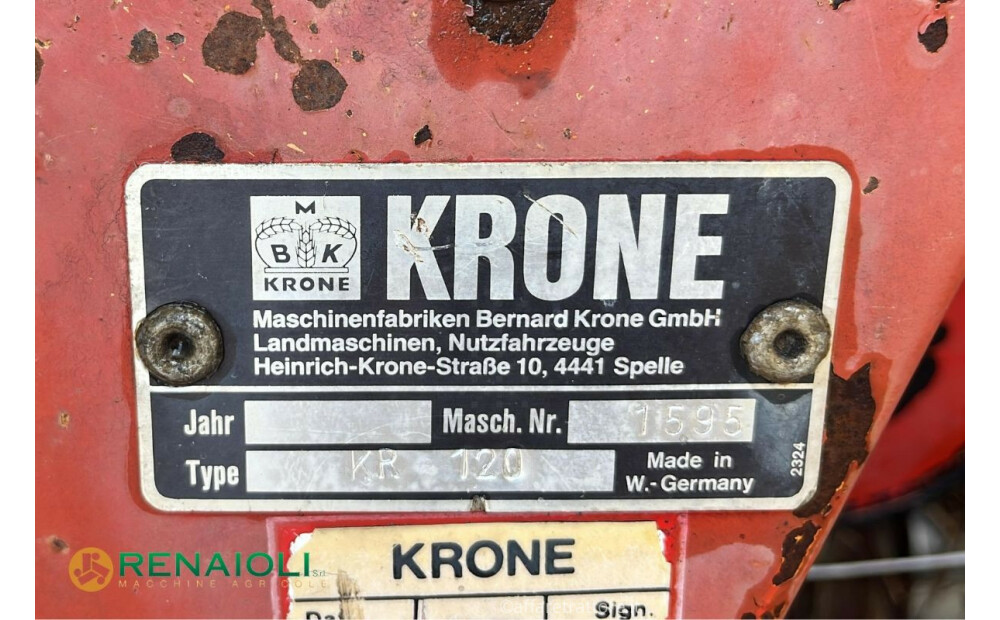 Krone FIXED CHAMBER ROUND BALER KR 120 KRONE (DM8400) Used - 6