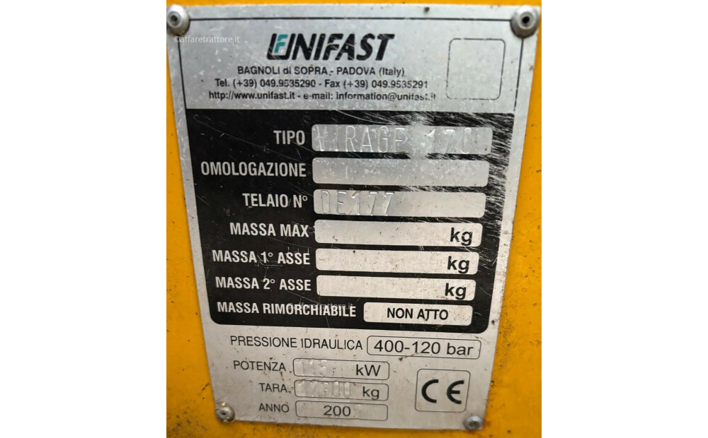 Unifast MIXER CART UNIFAST, VIRAGE 170 - 9