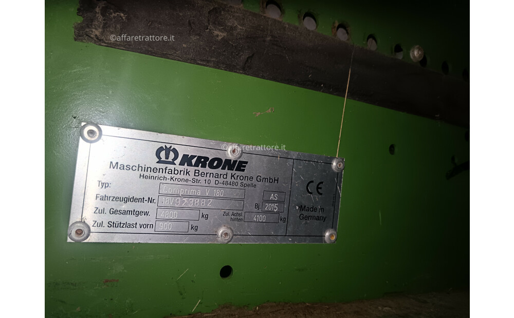 Krone Comprima V 180 XC Used - 7