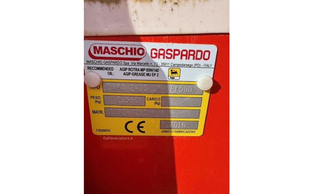 Gaspardo Dama 3000/24 Disc + Male DMR 3000 Packer Used - 8