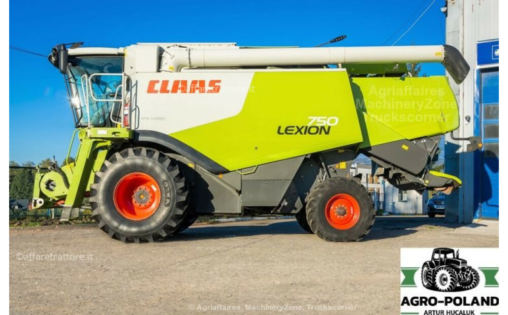 Claas LEXION 750 - ANNO 2012 - 1650 h - 7.5 M Used - 7