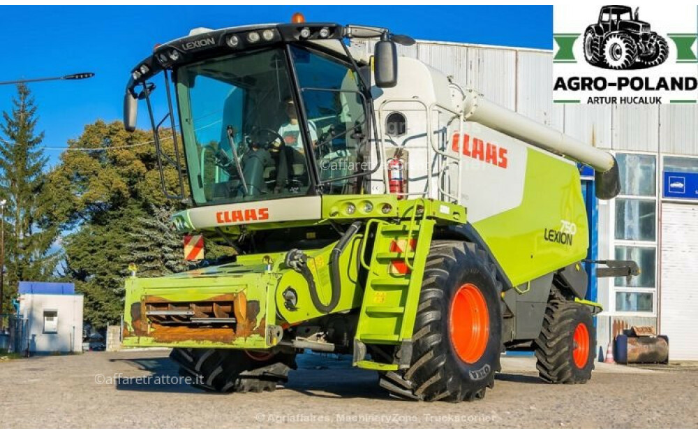 Claas LEXION 750 - ANNO 2012 - 1650 h - 7.5 M Used - 1