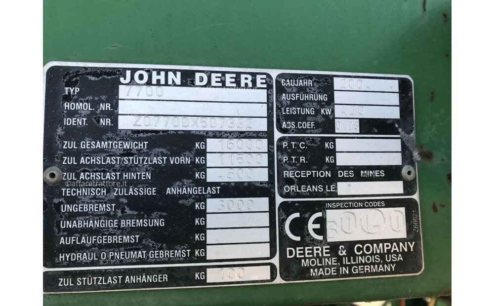 John Deere 7700 Used - 10
