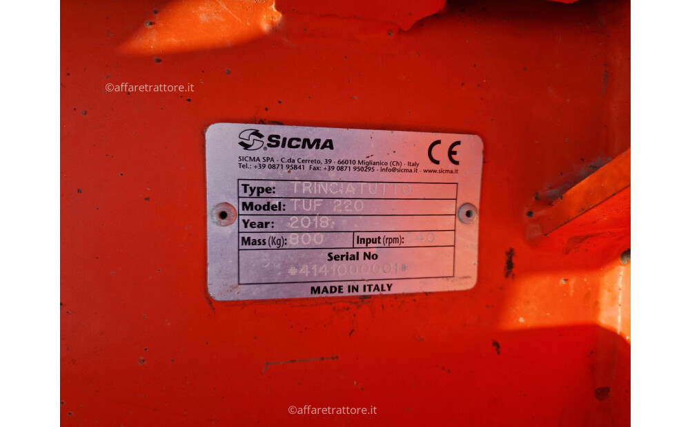 Sicma TUF 220 TRINCIATUTTO Used - 2