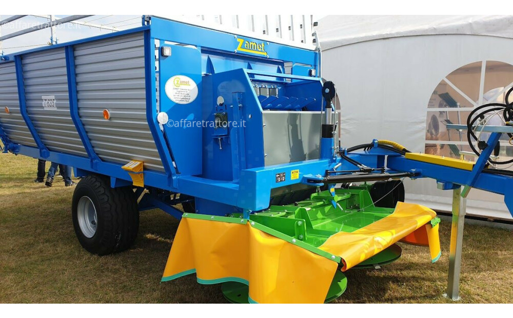 Zamet Mähladewagen / Self-loading trailer with drum mower / Remorque autochargeuse / Autocaricante con falciatrice a tamburo / Самозагружающийся прицеп с барабанной косилкой / Przyczepa samozaładowcza - 4