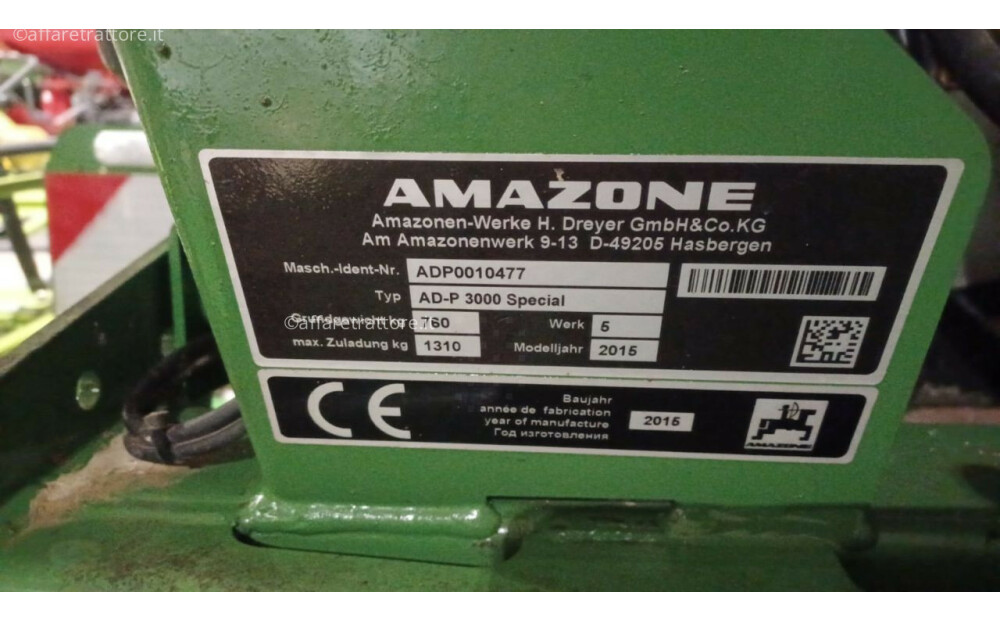 Amazone KE 3000 SUPER + Amazone AD P 3000 SPECIAL R Used - 7