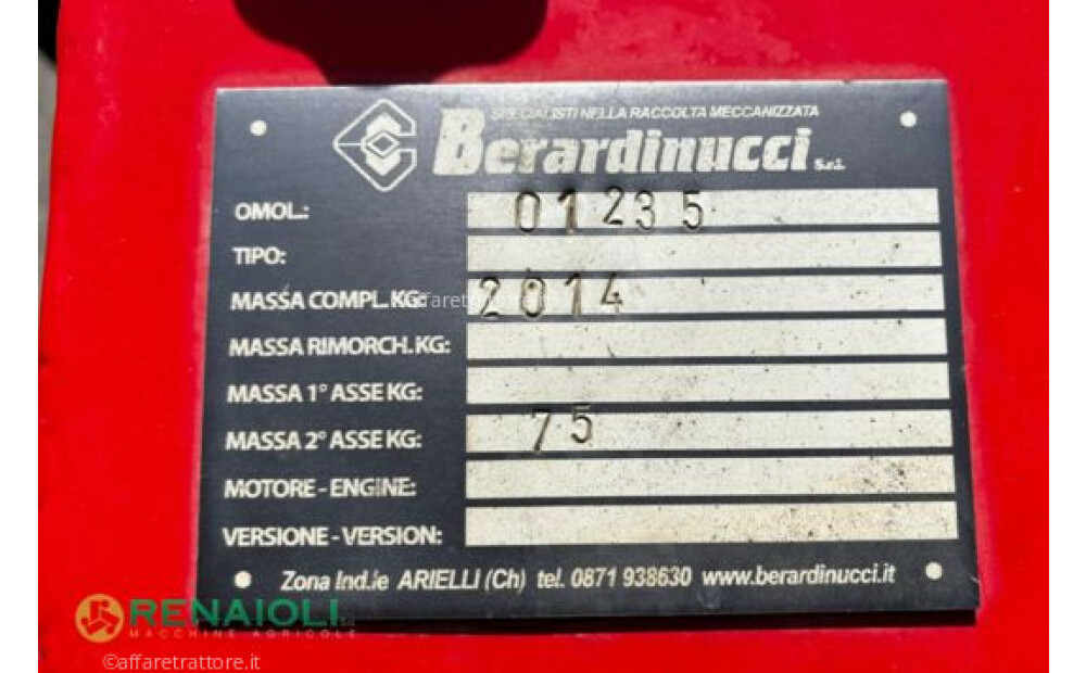 BERARDINUCCI SELF-PROPELLED SHAKER PUMA BERARDINUCCI (TE9654) 2014 Used - 9