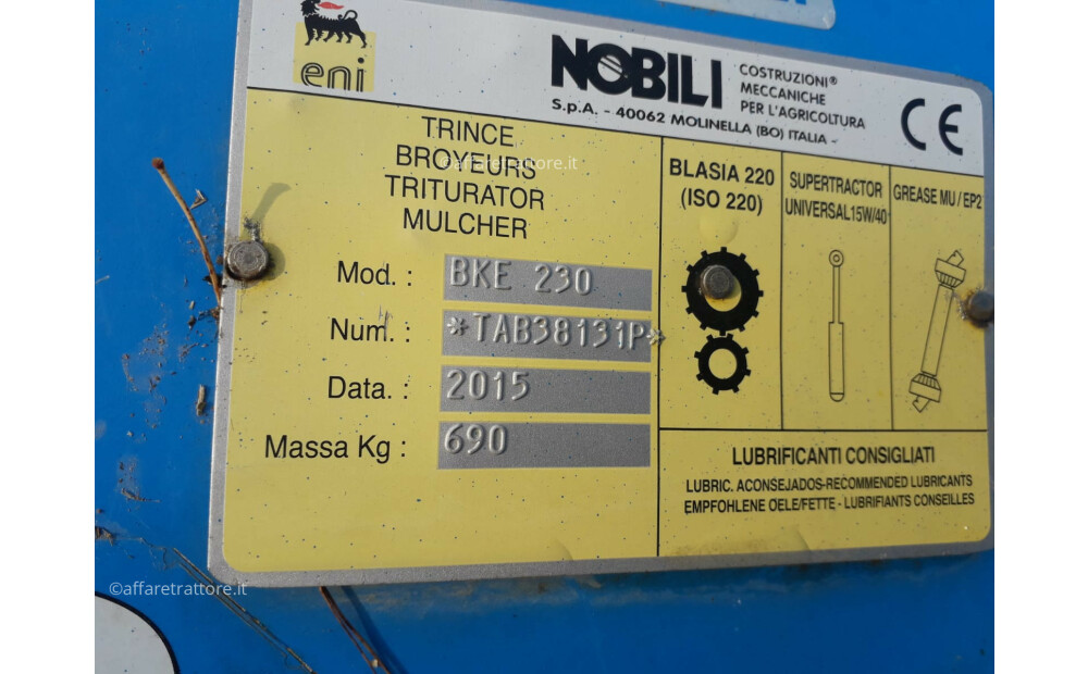 NOBILI BKE230 shredder - 2