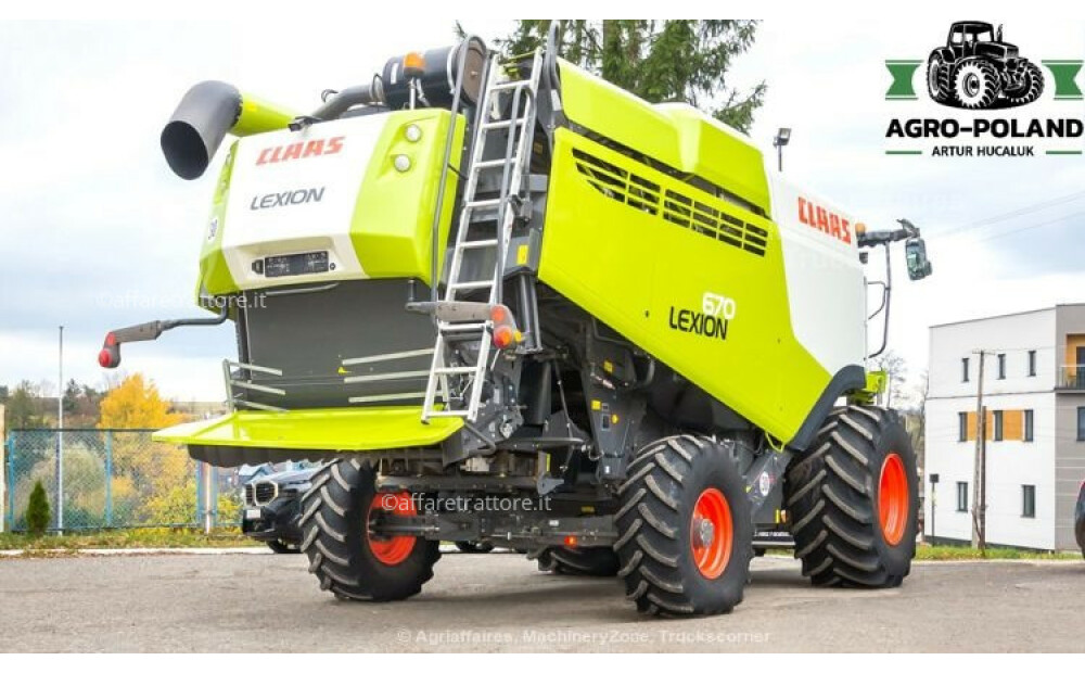 Claas LEXION 670 - ANNO 2019 - 4X4 - 1255 h - 3D + VARIO 770 - LASER PILOT Used - 3