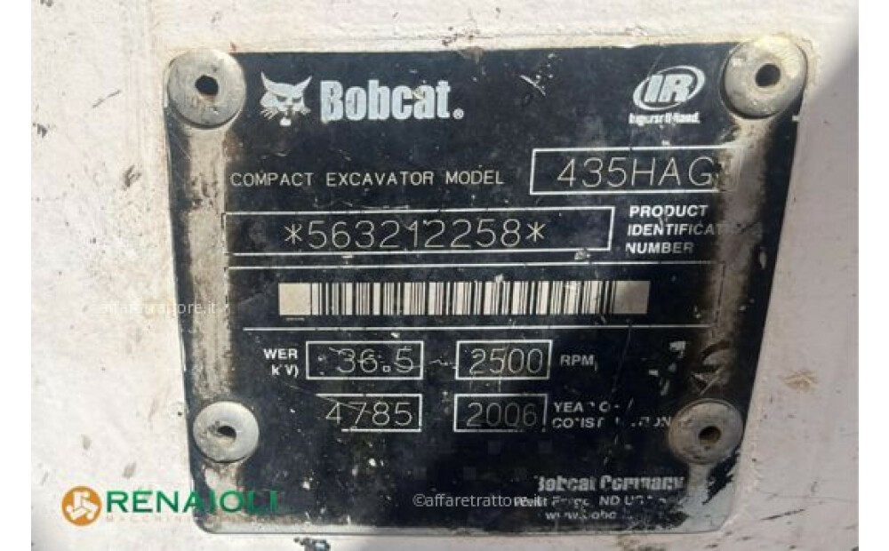 Bobcat MINIESCAVATORE 435 BOBCAT (AEI10852) Used - 6