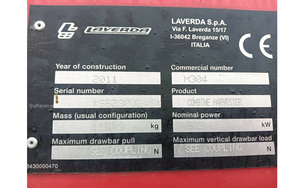 Laverda 304LS 4WD Used - 12