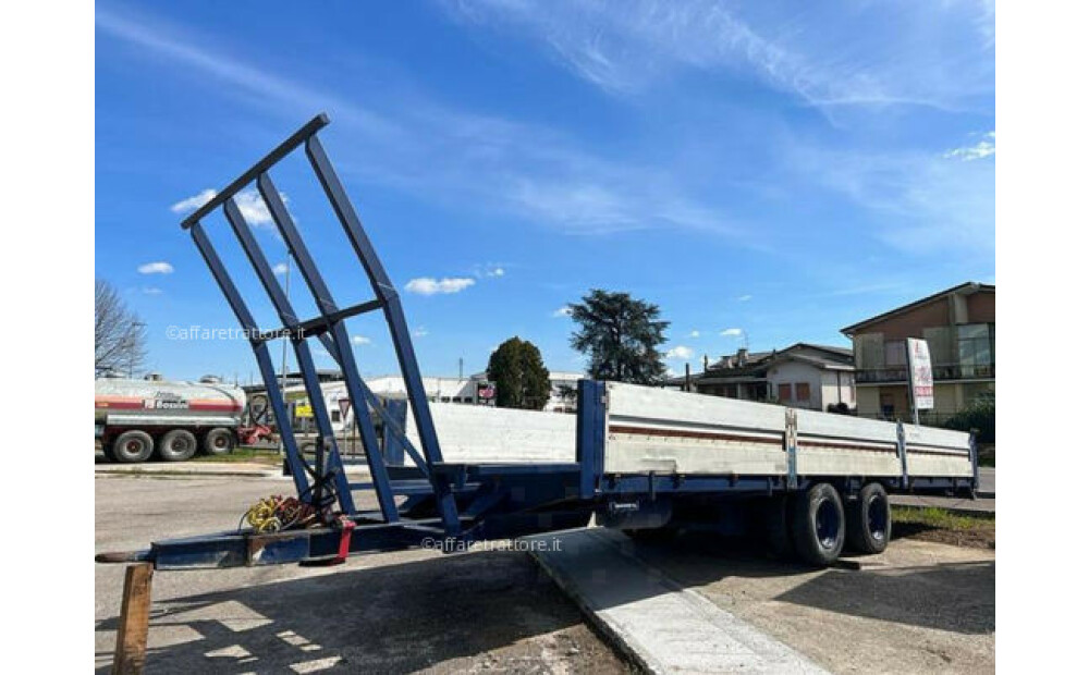 Used 2-axle agricultural flatbed, close-coupled, biga type - 14