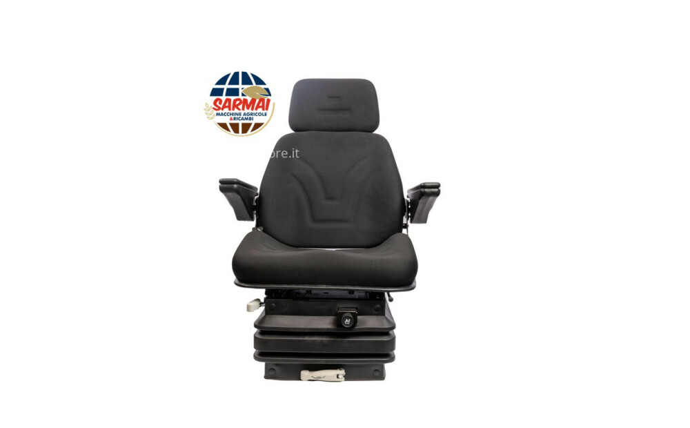 TOP seat in black fabric complete with pneumatic suspension - 1