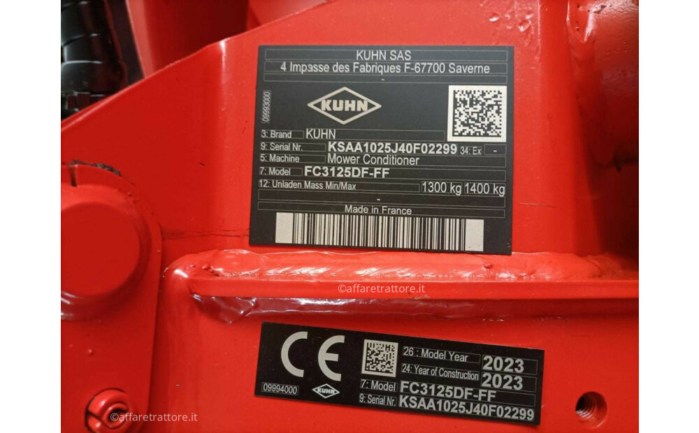 Kuhn FC 3125 DF-FF Used - 5