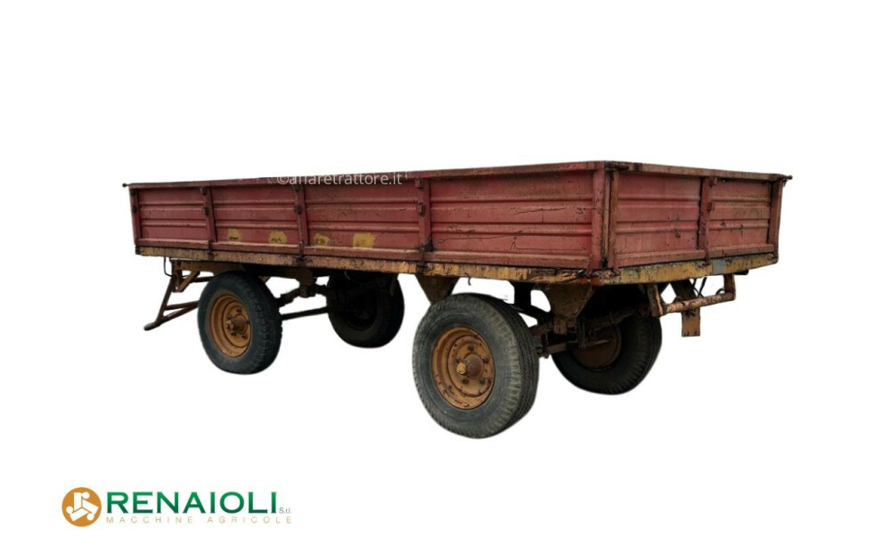 Deidone AGRICULTURAL TRAILER WITH LEAF SPRINGS 400X200X45CM DEIDONE (FLC2592) 1985 Used - 2