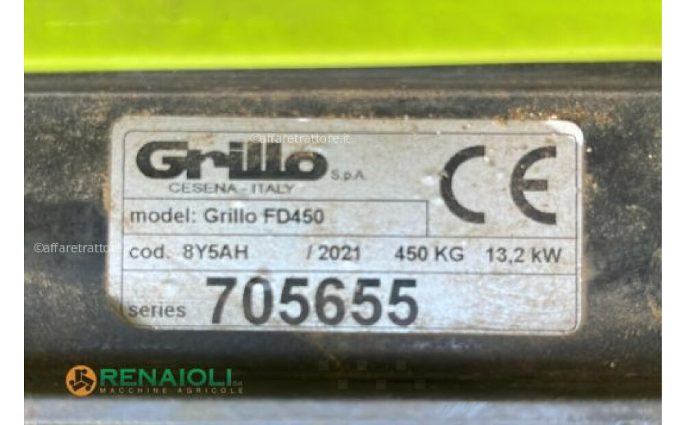 Grillo TRACTOR MOWER FD 450 GRILLO (CS1916) Used - 6