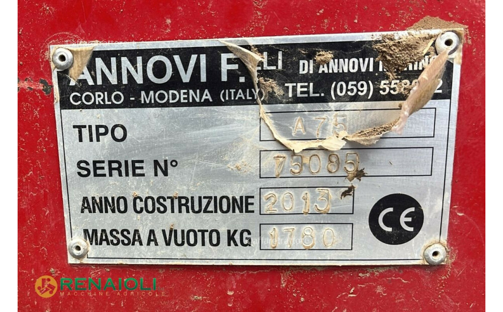 Annovi MANURE SPREADER TRAILER A 75 ANNOVI (CA2201) Used - 5