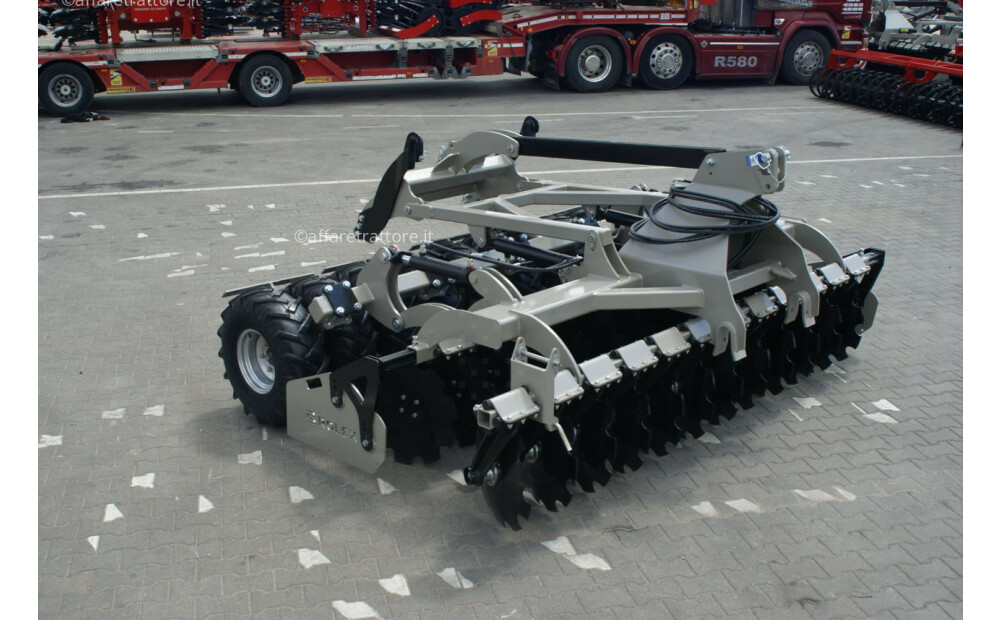 Rolex Scheibenegge / Disc harrow with hydropack and tire roller / Dechaumeur à disques / Erpice a dischi / Дисковая борона с гидропаком и колёсным катком / Agregat talerzowy uprawowy z hydropackiem i  - 4