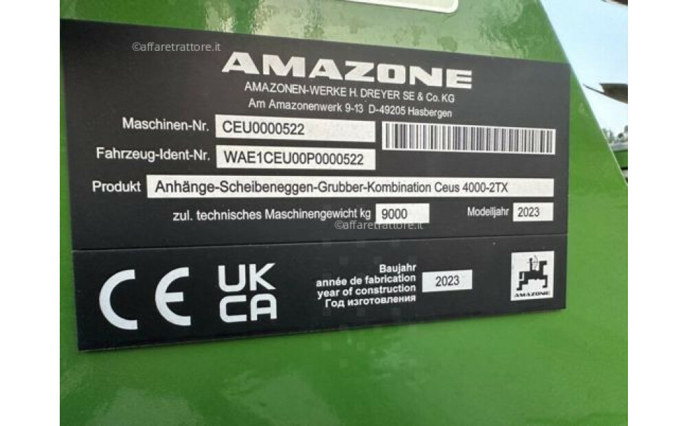 Amazone Ceus 4000-2TX New preparer - 6