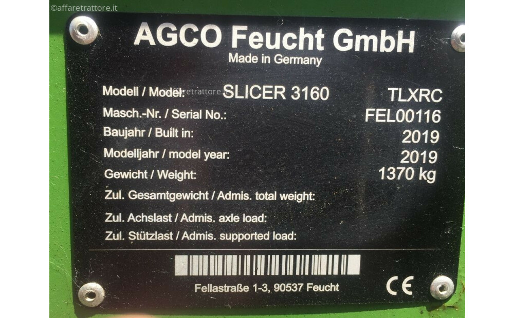 Fendt SLICER 3160 Used - 8