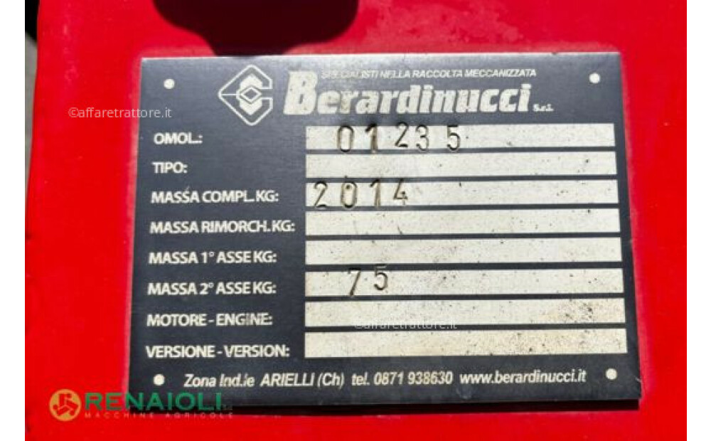 BERARDINUCCI SELF-PROPELLED SHAKER PUMA BERARDINUCCI (TE9654) 2014 Used - 9