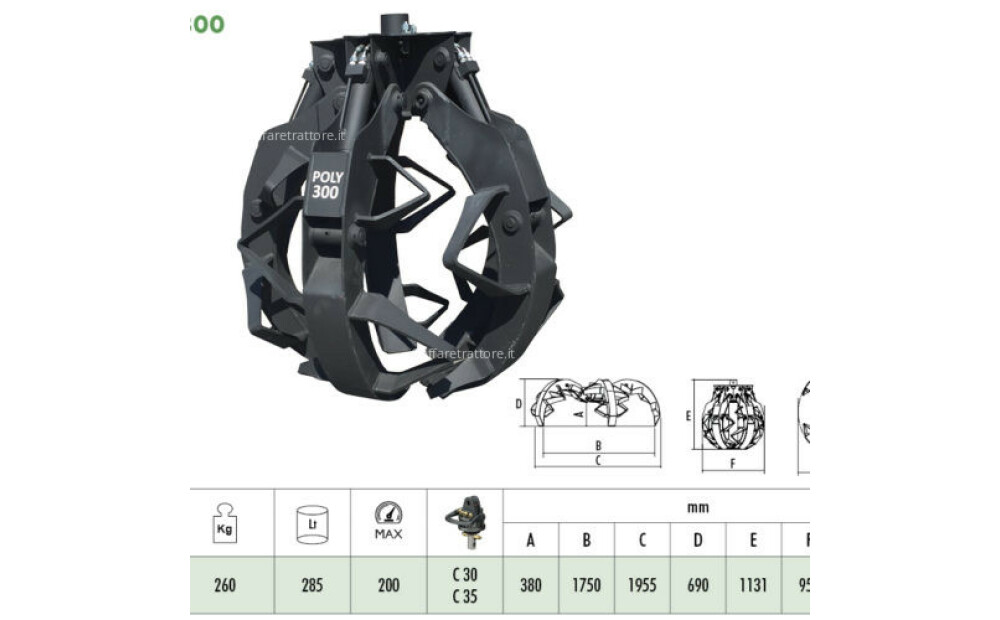 Polipo forestale Agriforest Poly 300 - 1