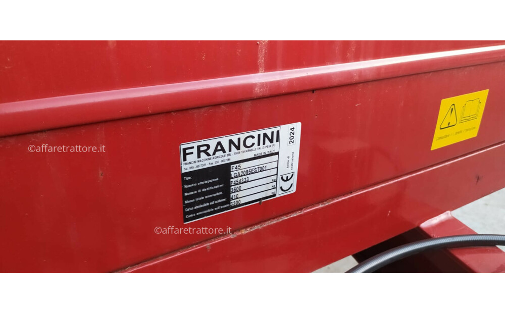 Francini F 45 A Agricultural Trailer New - 3