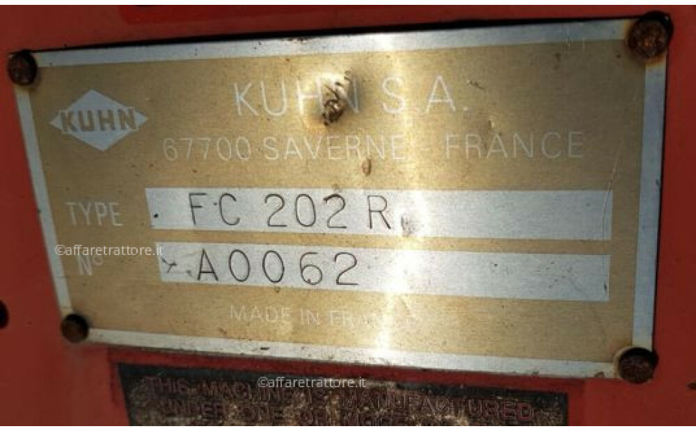 Kuhn FC 202 R Used - 6