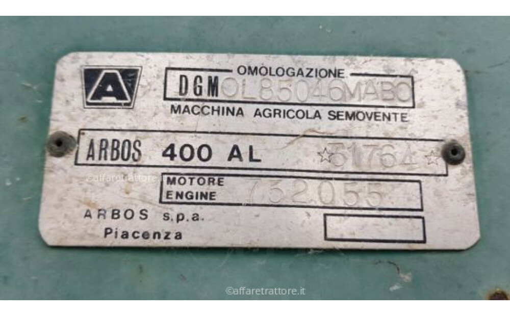 Arbos 400 AL Used - 5