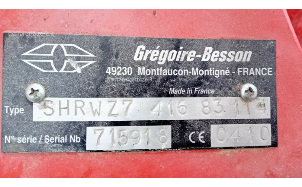 Gregoire Besson SHR WZ7 416 83 114 Used - 10