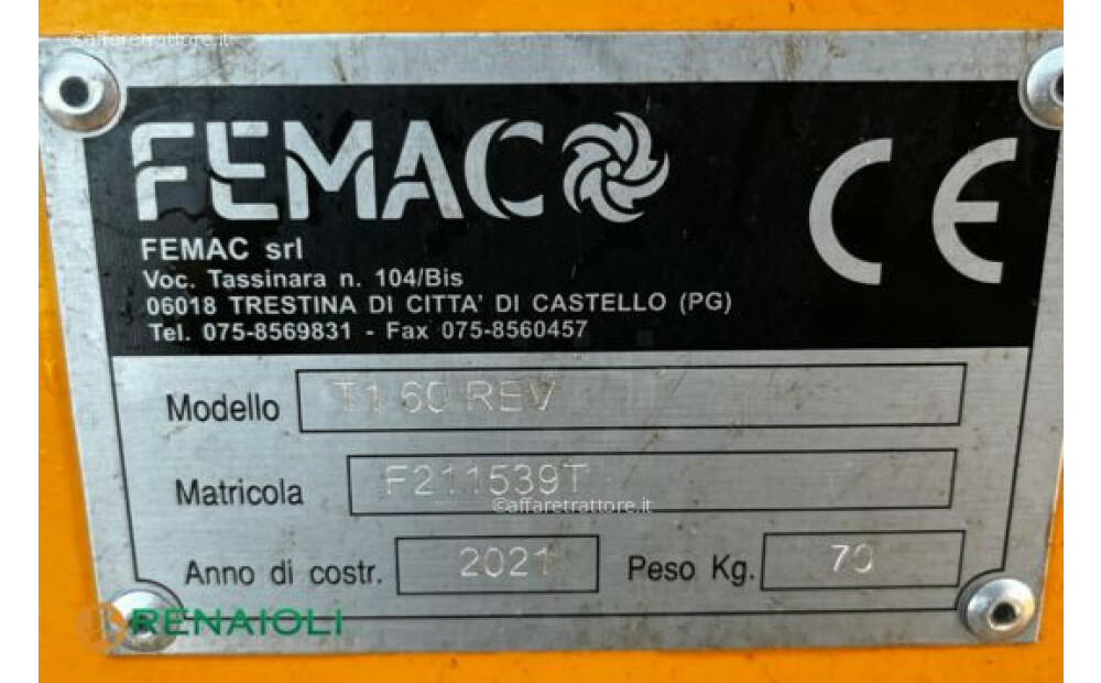 Femac HEAD CUTTING T1 60 REV FEMAC (PS11216) 2021 Used - 5