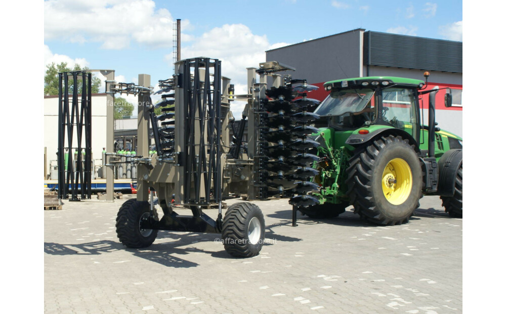 Rolex Hydraulische Scheibenegge / Hydraulic discs harrow / Dechaumeur à disques / Erpice a dischi / Гидравлическая дисковая борона / Brona talerzowa hydraulicznie składana ciężka 4 m HH Nowy - 5