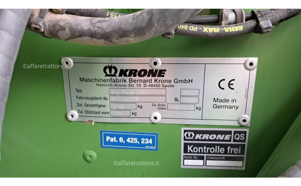 Krone BIG PACK 1290 Used - 6