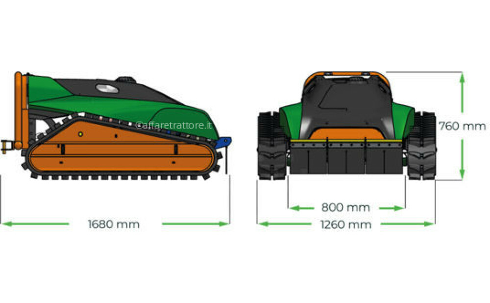 MDB Echipament senilat pentru curatare vegetatie MDB F23 Usato - 6