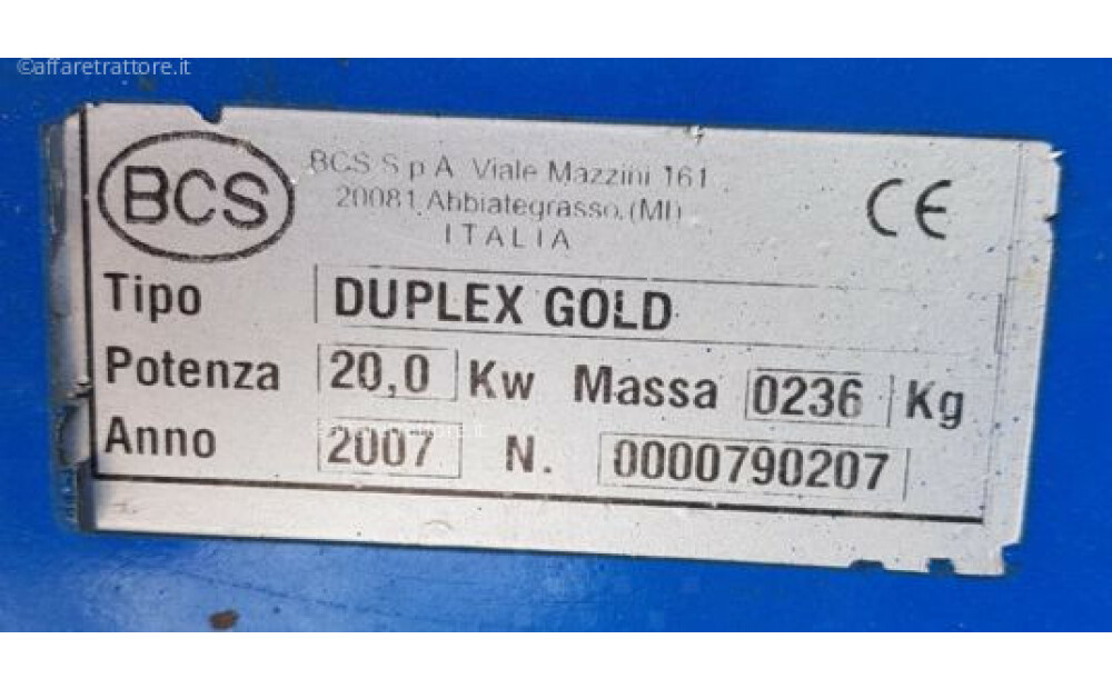 BCS DUPLEX GOLD 210 Used - 7