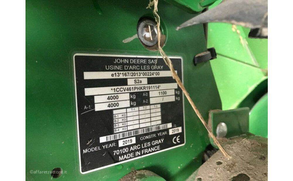 John Deere V 461 R Used - 10