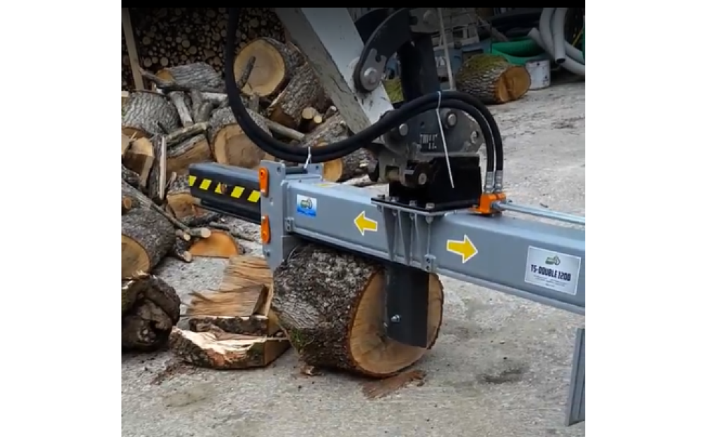 LOG SPLITTER FOR EXCAVATOR AGRITECH TS-DOUBLE New - 1