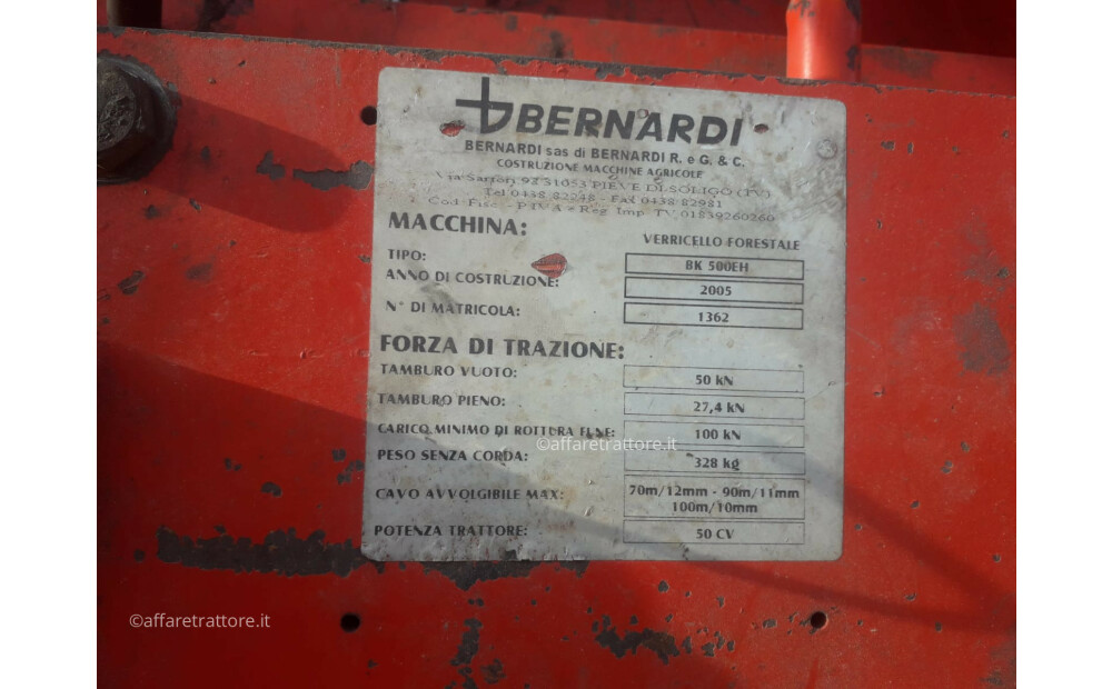 Winch BERNARDI BK 500 EH - 2