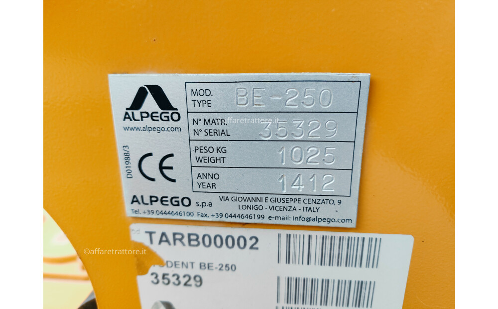 Alpego BE 250 Used - 5