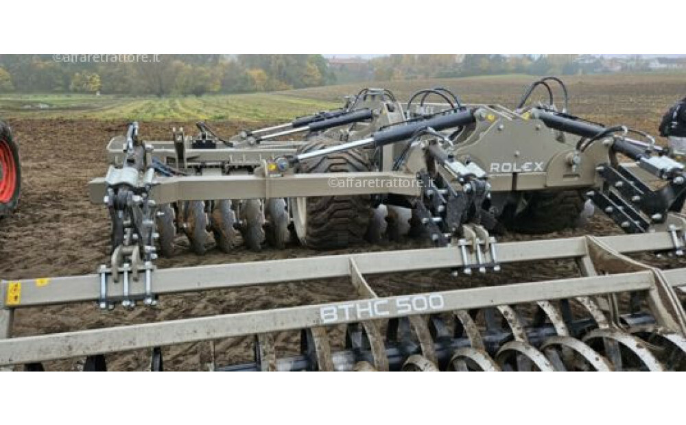 Rolex Scheibenegge / Hydraulic discs harrow / Dechaumeur à disques / Erpice a dischi / Grada de discos / идравлическая дисковая борона / Hydraulically foldable disc harrow 5 m New - 3