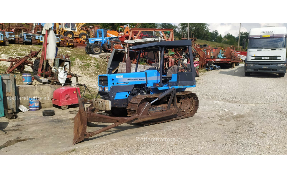 Used Landini Trekker 85 crawler tractor with Argnani and Monti bulldozer - 1