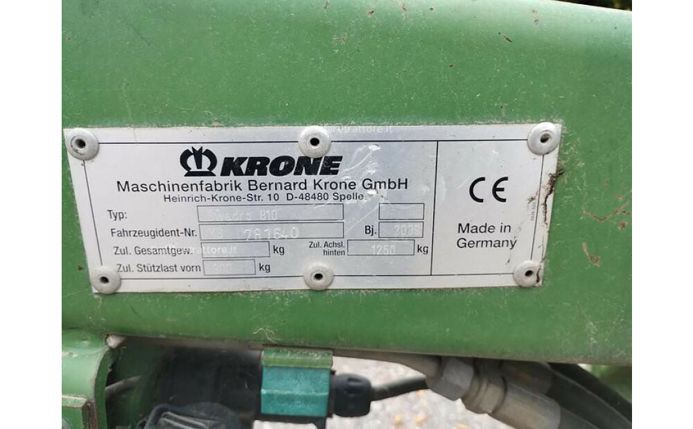 Krone SWADRO 810 Used - 2