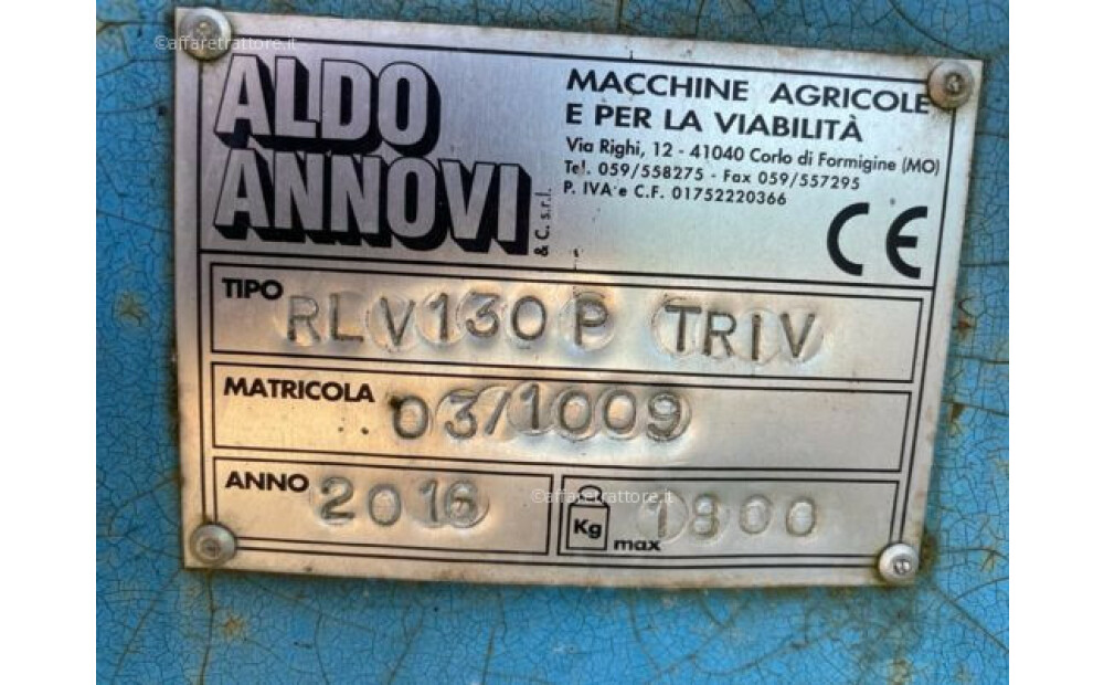 Aldo Annovi RLV 130 P TRIV Used - 5