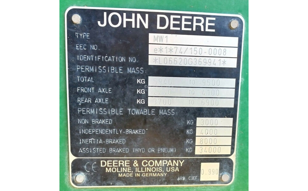 John Deere 6620 Used - 7