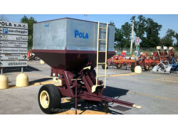 USED STEEL TROLLEY-MOUNTED FERTILIZER SPREADER