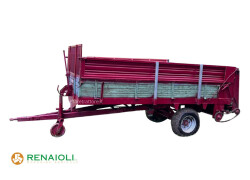 Handcrafted MANURE SPREADER TRAILER WITH 4 VERTICAL ROLLERS HANDCRAFTED PRODUCTION (TA10724) Used